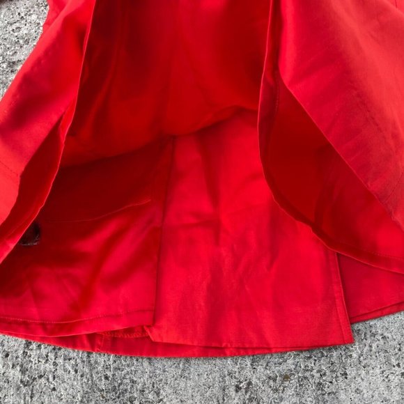 Samantha Brown Women Trench Coat Aurora Red All Winter Jacket Size M - Picture 8 of 10